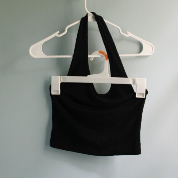 Halter crop top, going out top, M - Picture 2 of 3